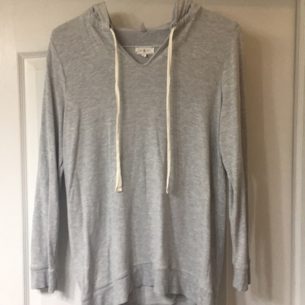 Lou & Grey Supersoft V-neck Hoodie